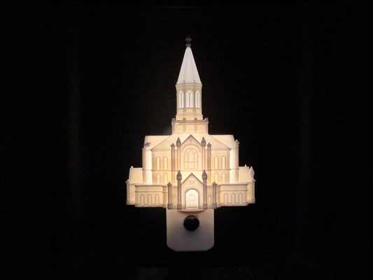 Taylorsville Utah Temple Night Light