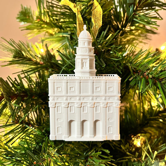 Nauvoo Temple Christmas Ornament