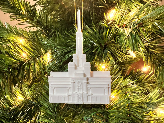 Mt. Timpanogos Utah Temple Christmas Ornament