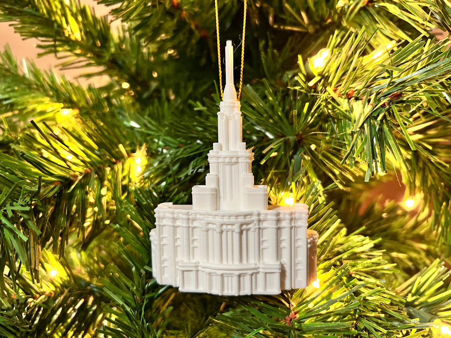 Payson Utah Temple Christmas Ornament