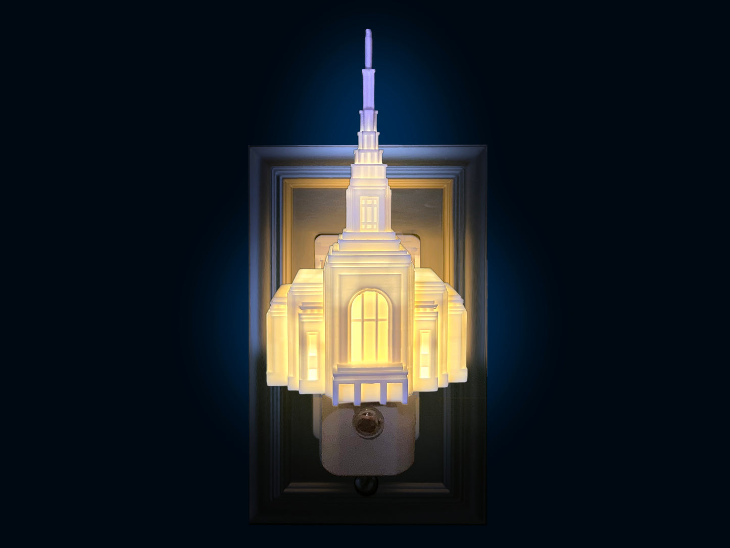 Burley Idaho LDS Temple Night Light Gift (Plug-in, LED)