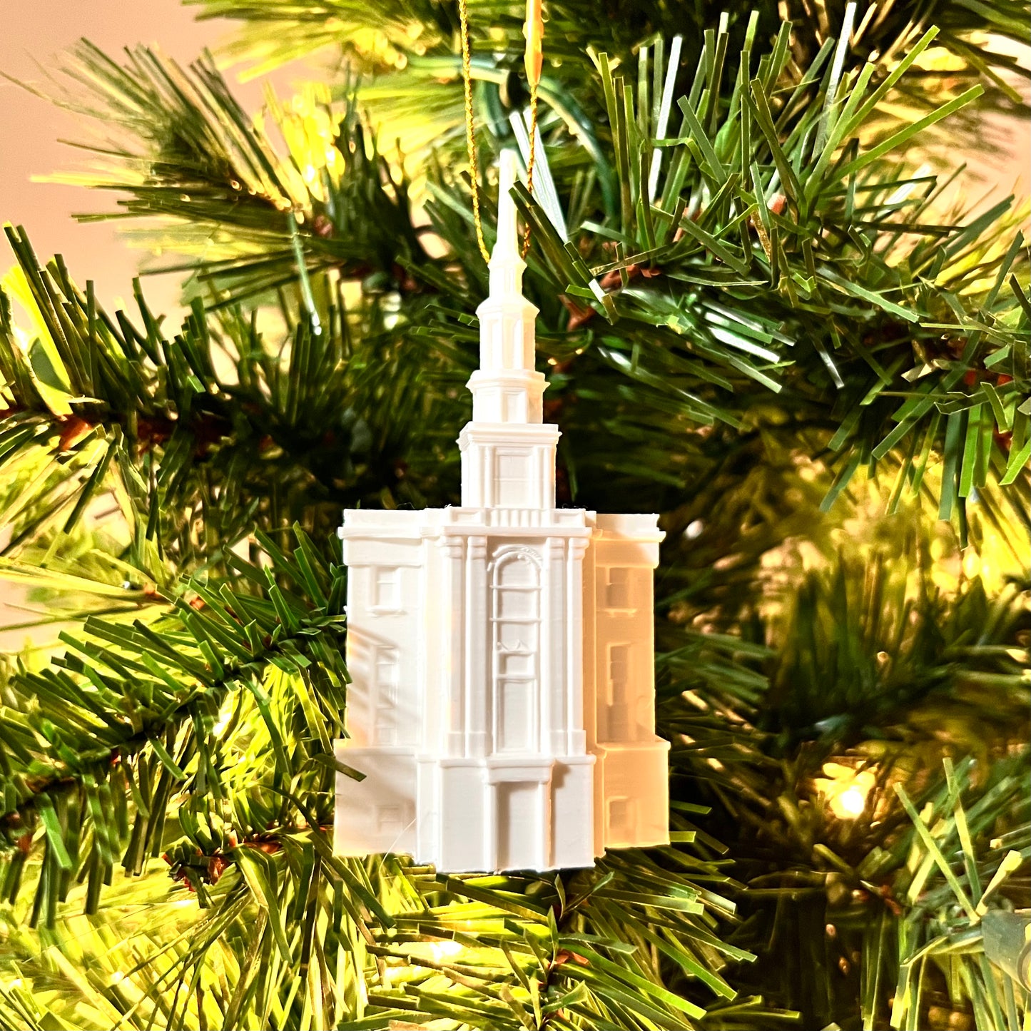 Philadelphia Temple Christmas Ornament