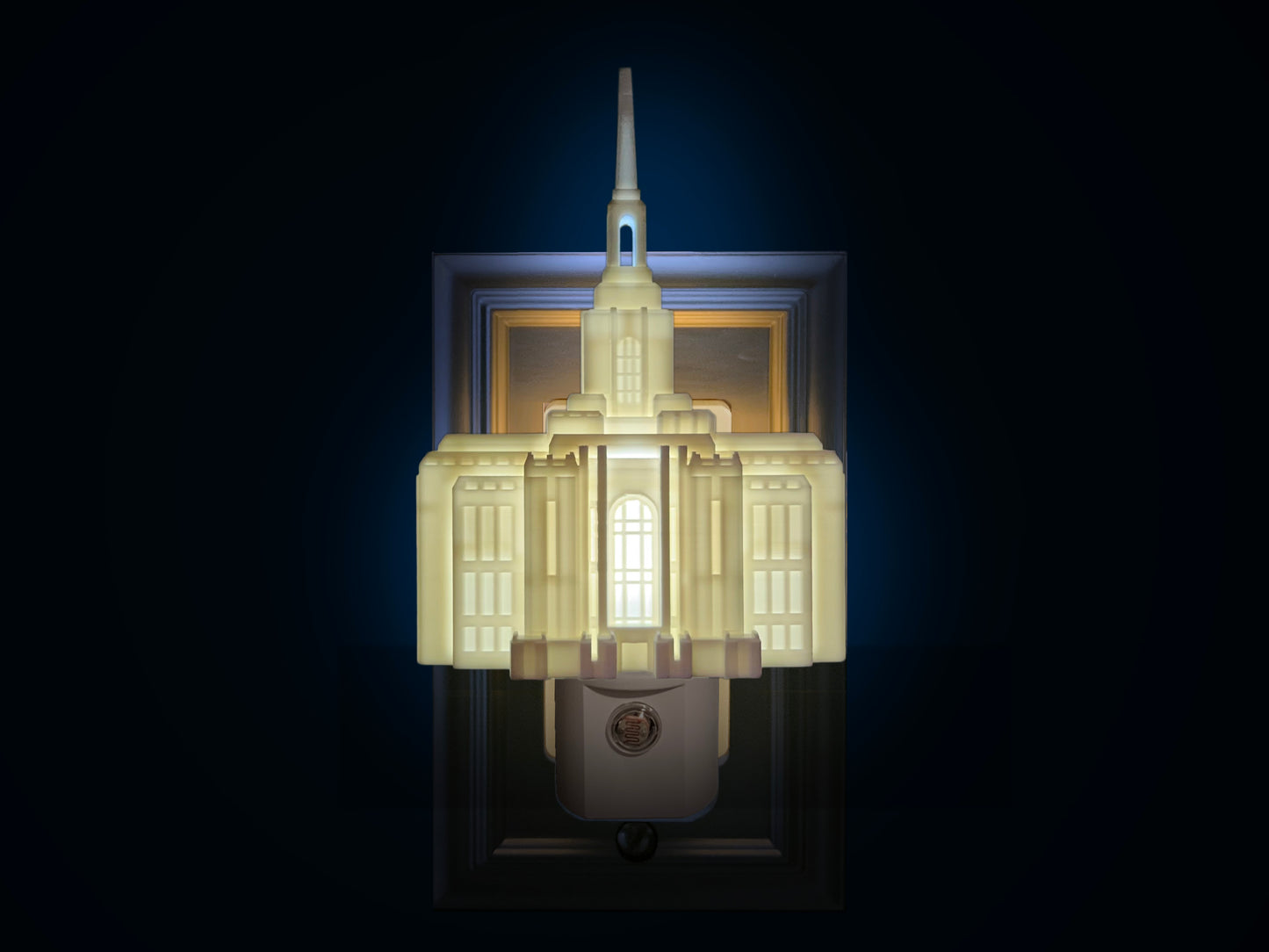 Red Cliffs Utah Temple Night Light (Plug-in, LED)