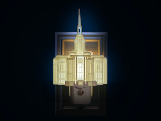 Red Cliffs Utah Temple Night Light (Plug-in, LED)