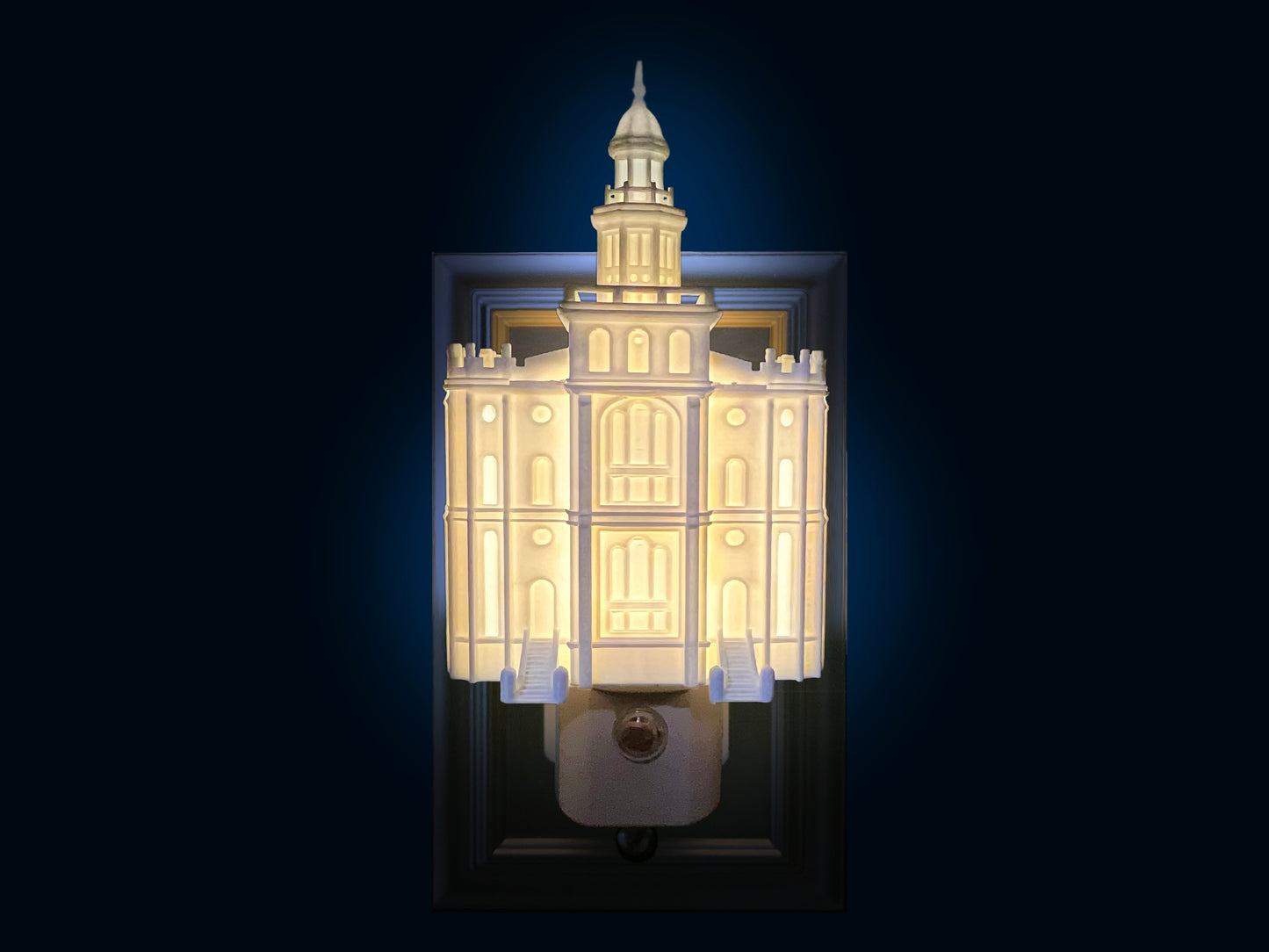 St George Utah Temple Night Light (Plug-in, LED)