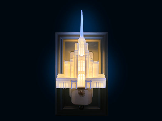 Syracuse Utah Temple Night Light