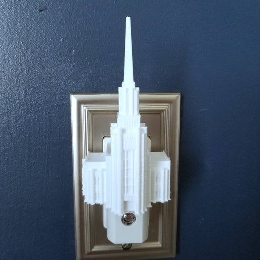 Twin Falls Idaho LDS Temple Night Light (Plug-in, LED)