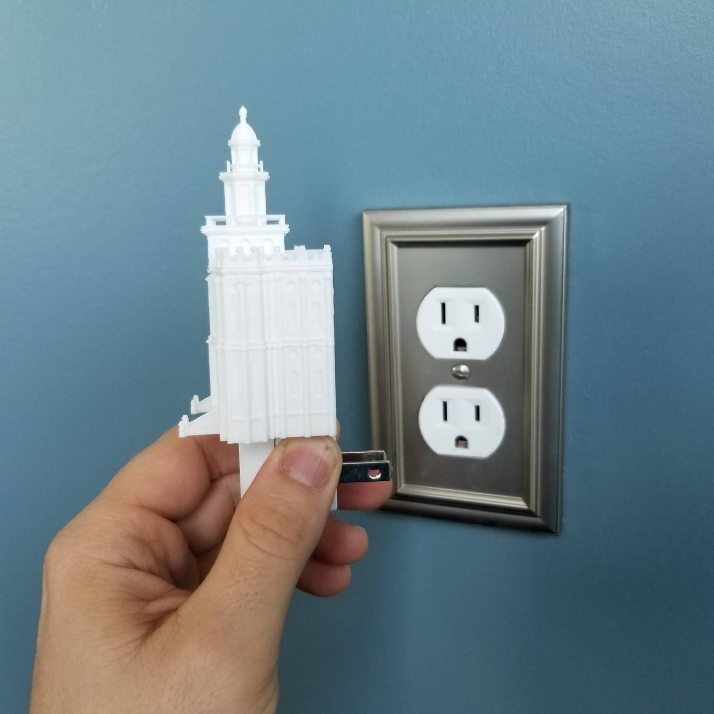 St George Utah Temple Night Light (Plug-in, LED)