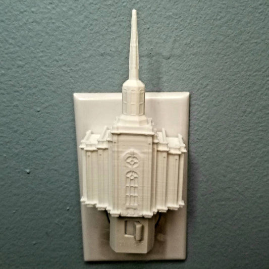 St. Louis Temple Night Light: LDS Gift (Plug-in, LED)