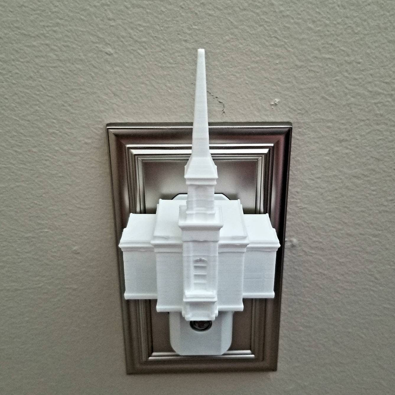 Star Valley Wyoming Temple Night Light: LDS Gift (Plug-in, LED)