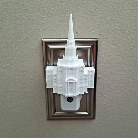 Houston Texas LDS Temple Night Light (Plug-in, LED)