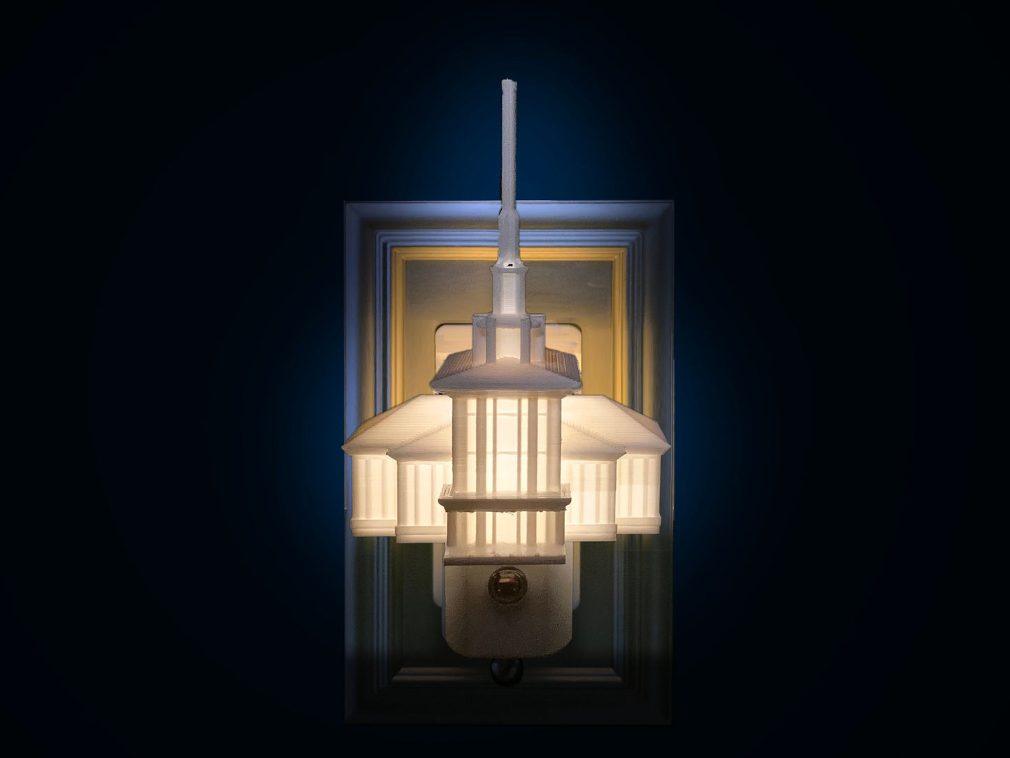 Papeete Tahiti LDS Temple Night Light (Plug-in, LED): LDS Missionary Gift