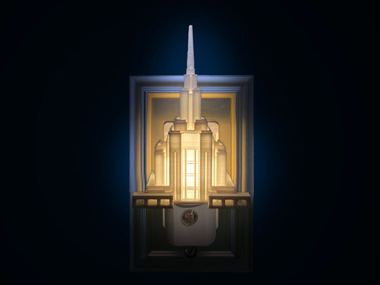 Twin Falls Idaho LDS Temple Night Light (Plug-in, LED)