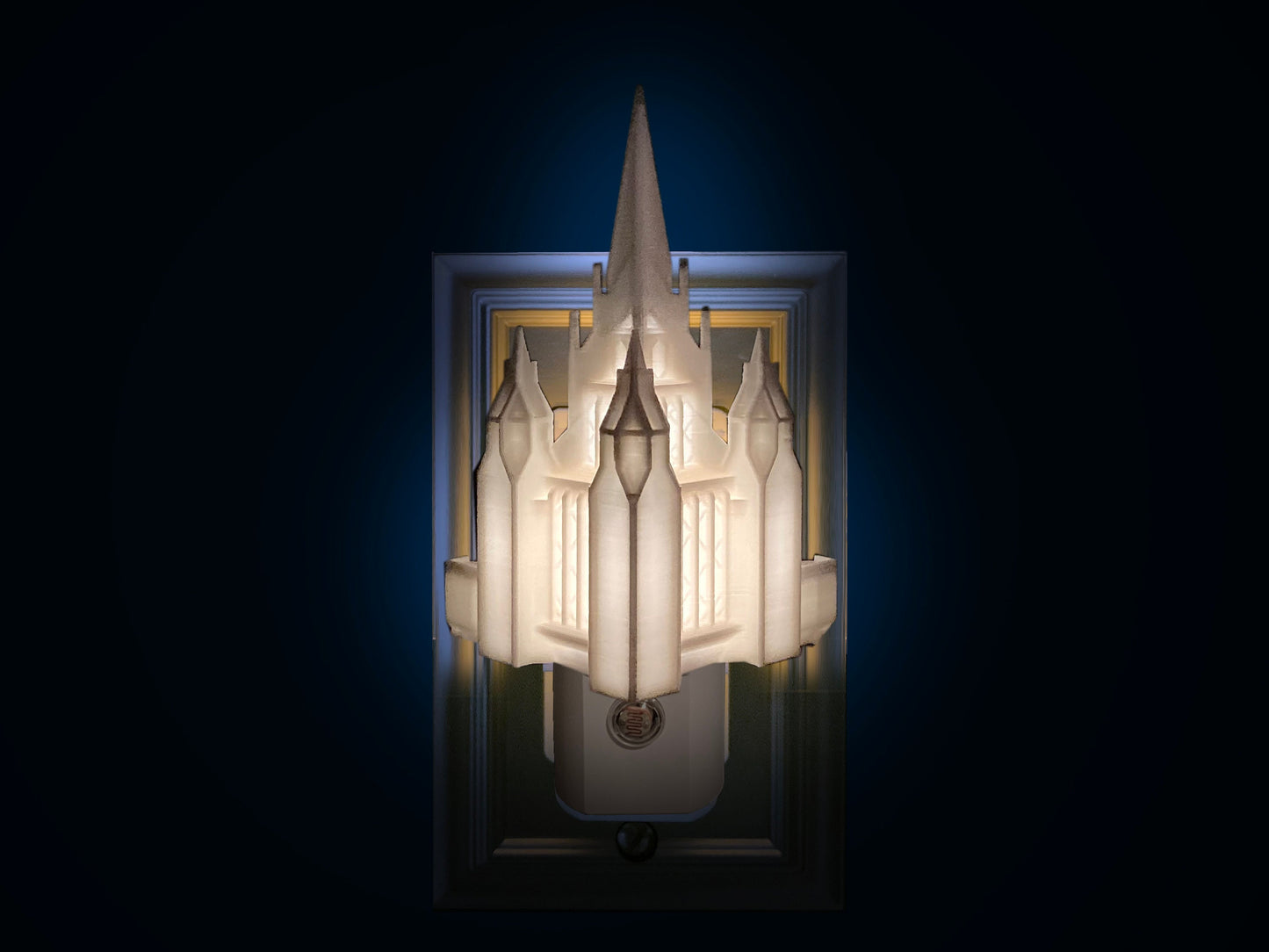 San Diego California Temple Night Light (PLug-in, LED)