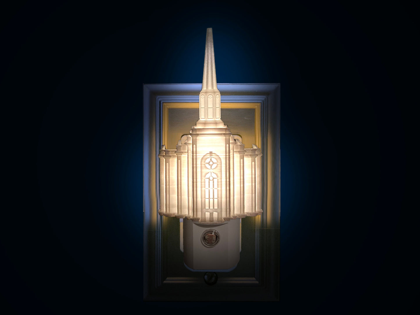 St. Louis Temple Night Light: LDS Gift (Plug-in, LED)