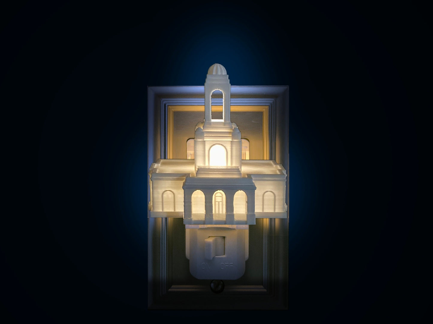 Newport Beach California Temple Night Light (Plug-in, LED)