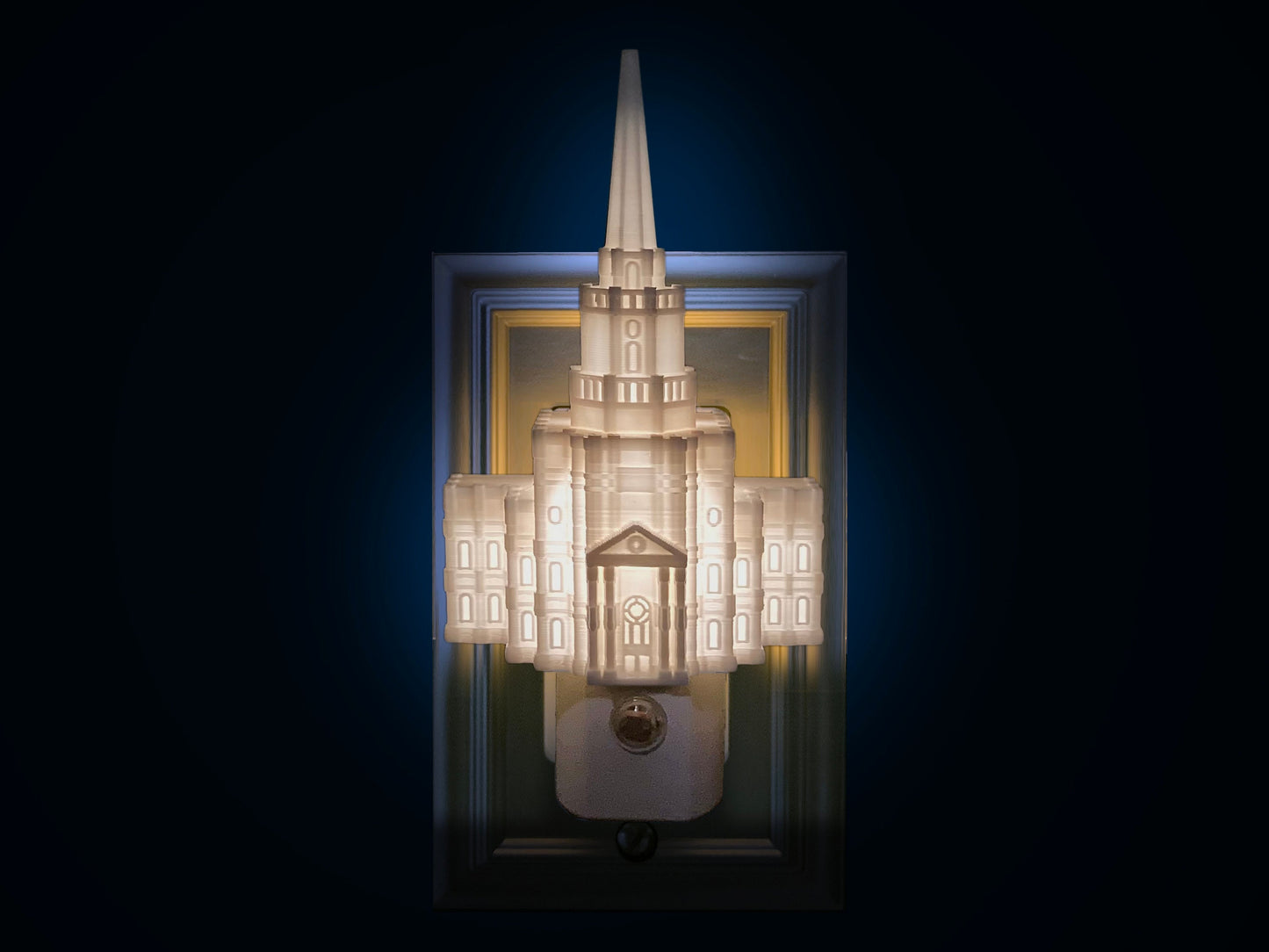 Houston Texas LDS Temple Night Light (Plug-in, LED)