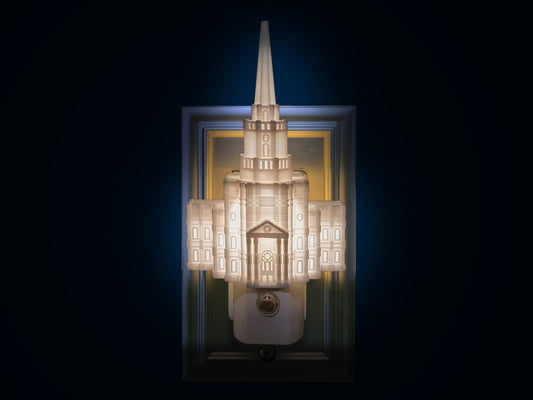 Houston Texas LDS Temple Night Light (Plug-in, LED)