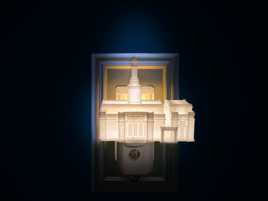 Colonia Juárez Chihuahua Mexico Temple Night Light: LDS Gift (Plug-in, LED)