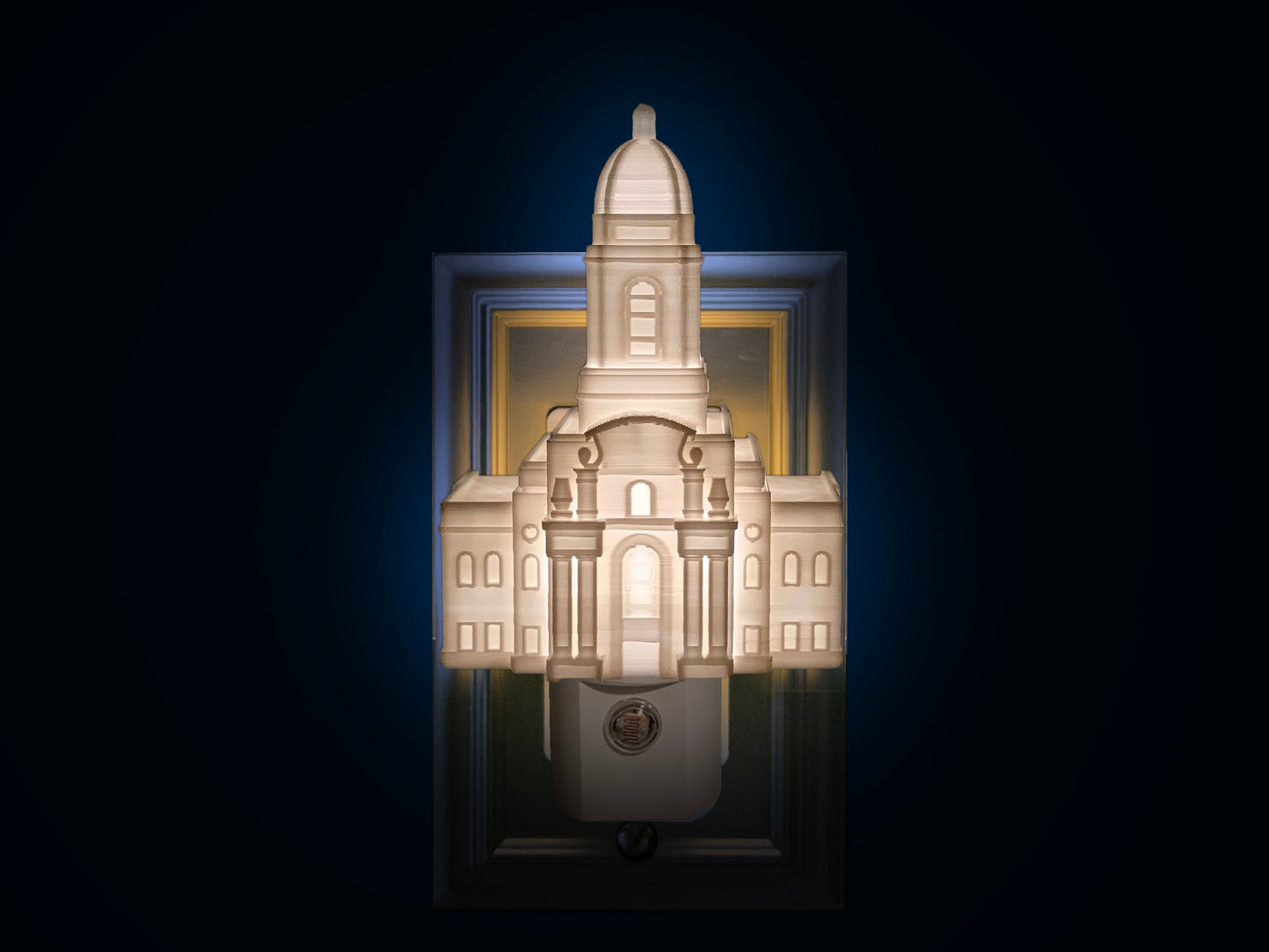 Arequipa Peru Temple Night Light: LDS Gift (Plug-in, LED)