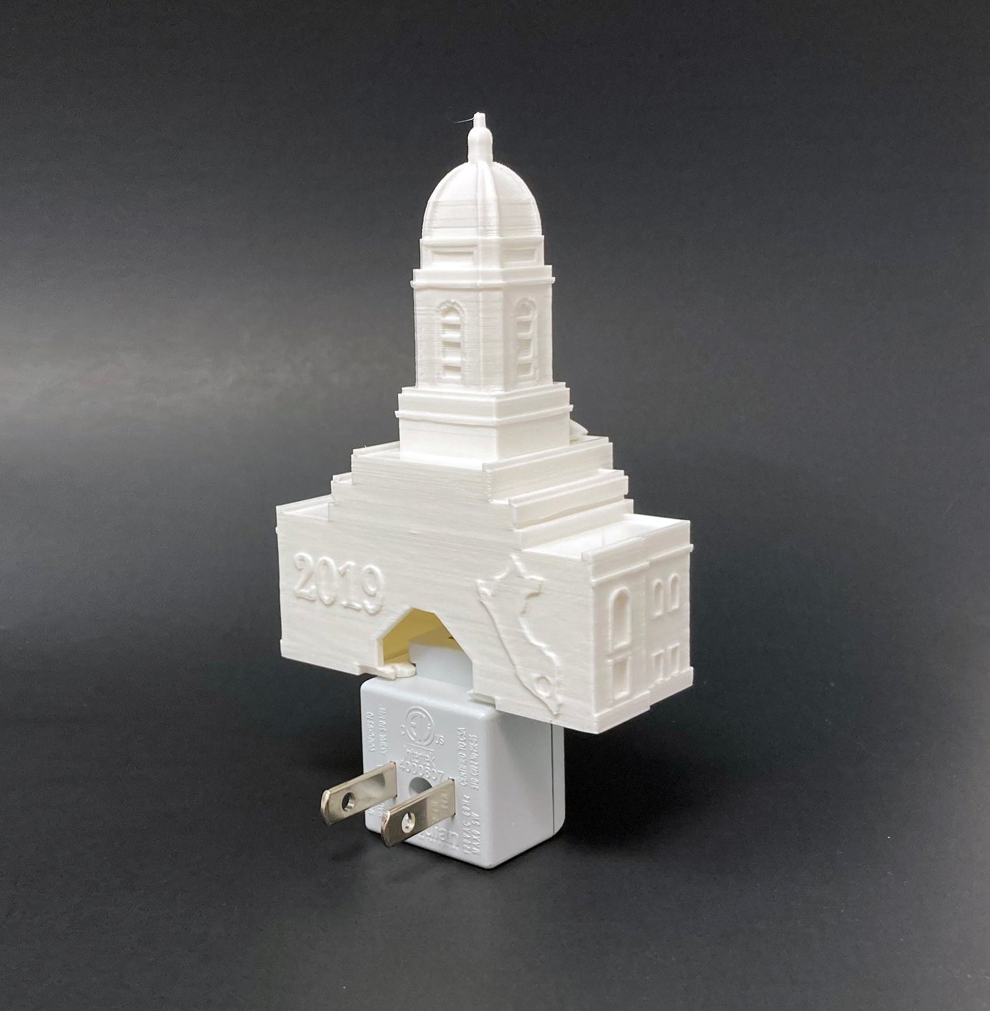 Arequipa Peru Temple Night Light: LDS Gift (Plug-in, LED)