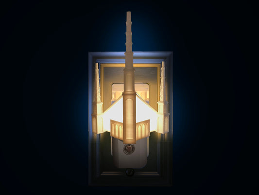 Lima Peru Temple Night Light: LDS Gift (Plug-in, LED)