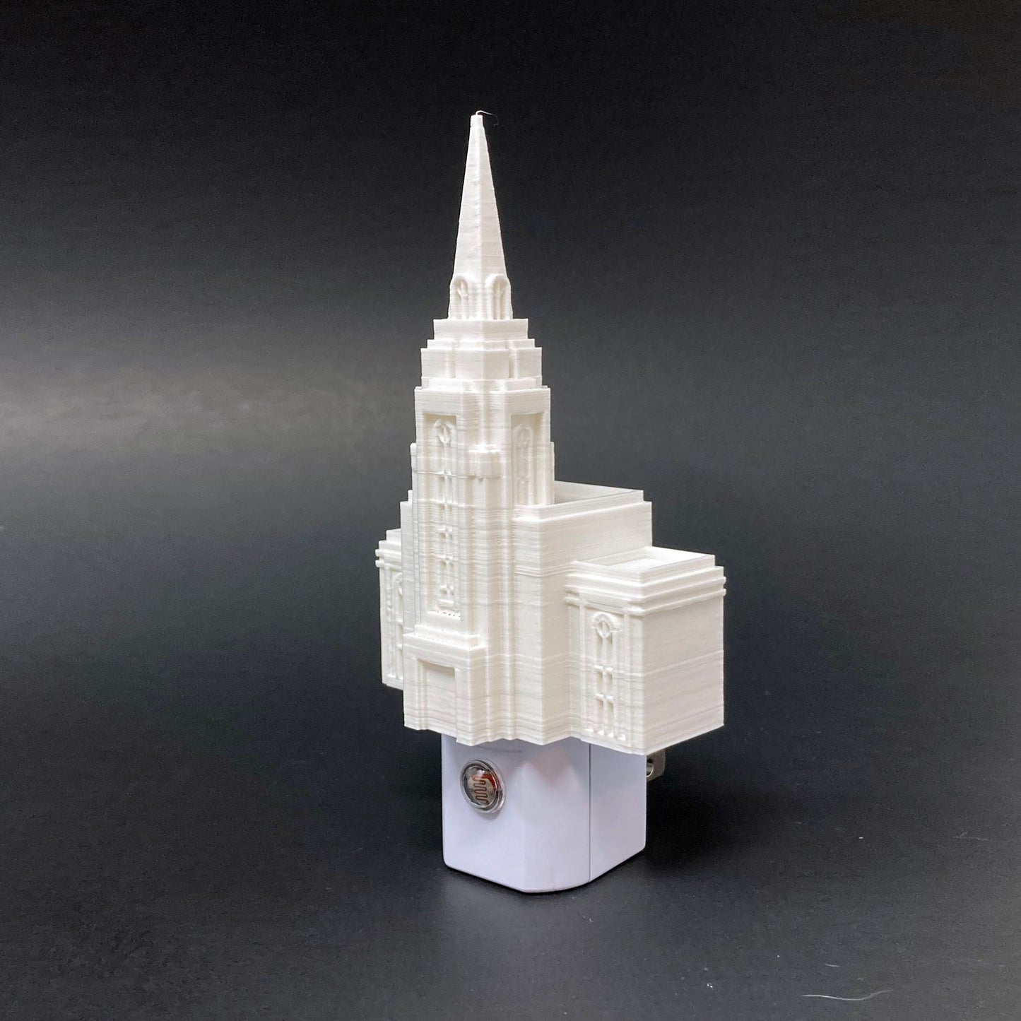 Curitiba Brazil Temple Night Light: LDS Gift (Plug-in, LED)