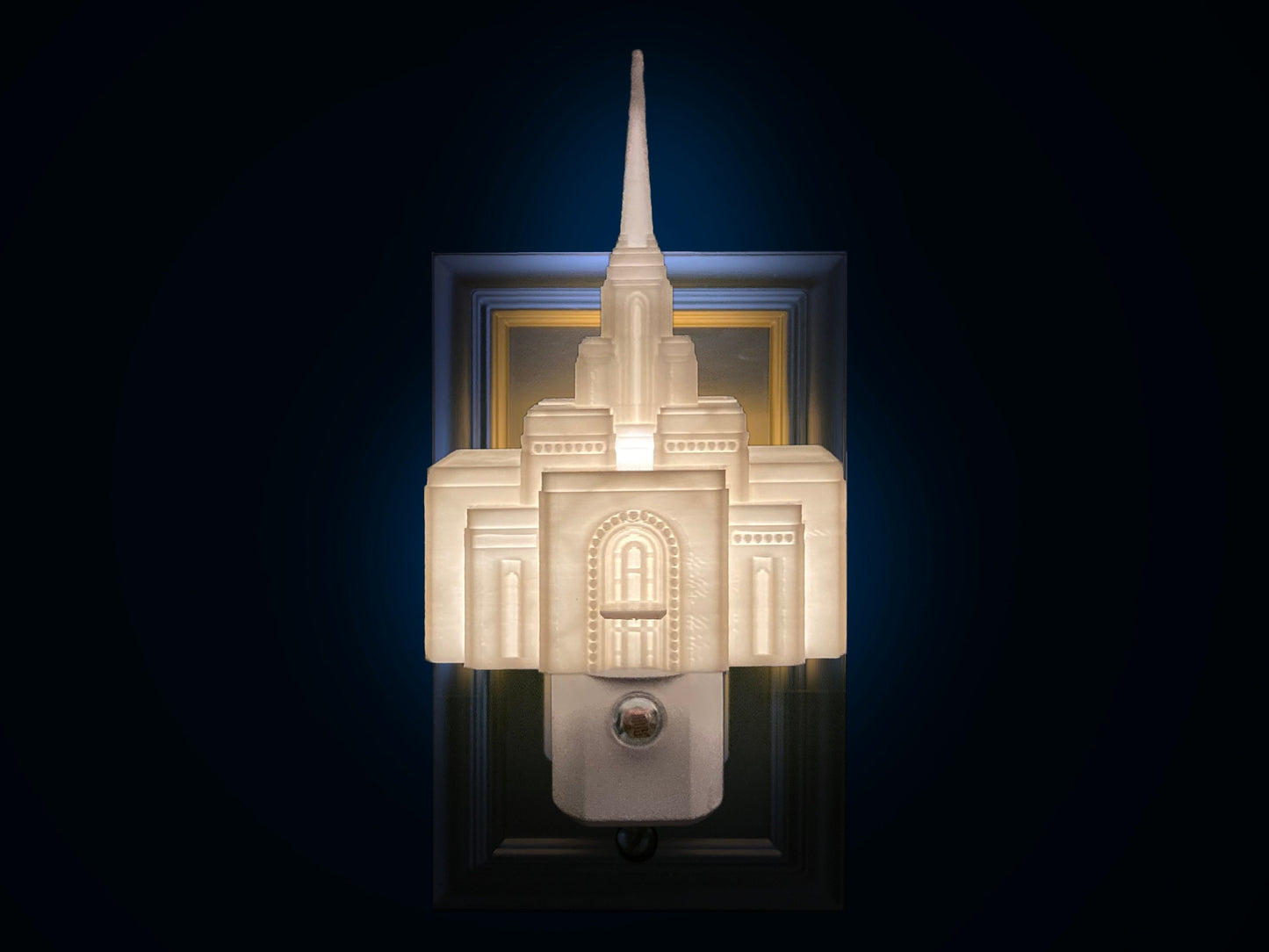 San Salvador El Salvador Temple Night Light: LDS Gift  (Plug-in, LED)